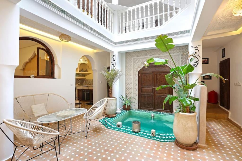 Riad El Khir En Centre Ville Rooftop Et Bassin Marrakesh Extérieur photo